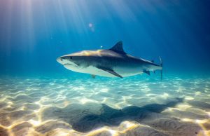 soñar con tiburones de agua clara